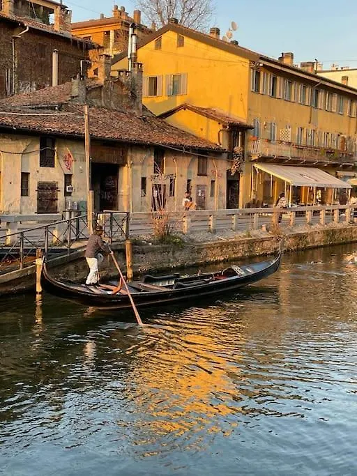 شقة Navigli, 90 Square Meters, Free Parking Ripa Ticinese ميلان 0*,